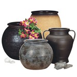Keramické vázy, zahradní keramika